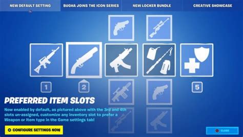 'Fortnite' Update 17.20: How to Set Your Preferred Item Slots.